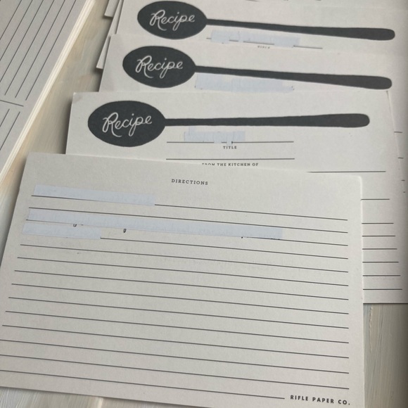 Rifle Paper Co. Kitchen Free Rifle Paper Co Recipe Cards Newused